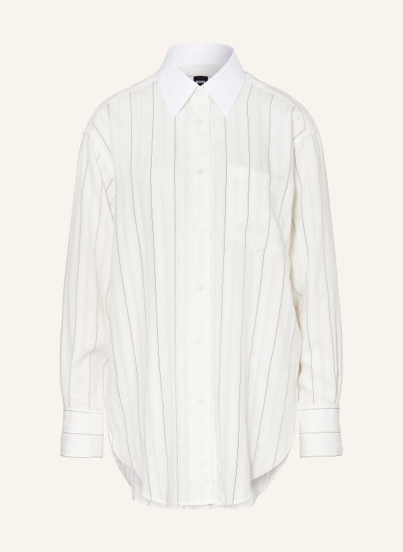 BOSS Shirt blouse BAREDANA WHITE/ BLACK