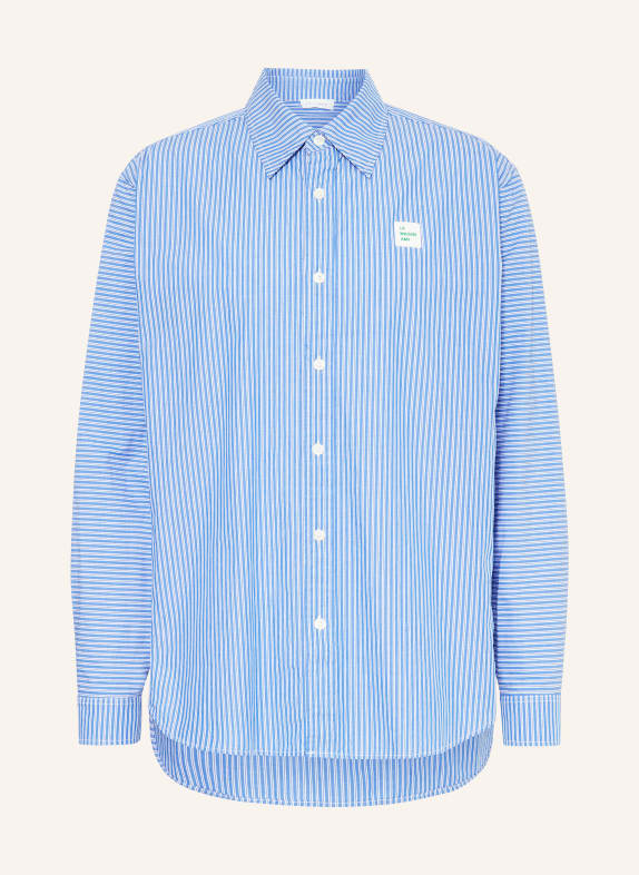 American Vintage Shirt ZATYBAY comfort fit BLUE/ WHITE