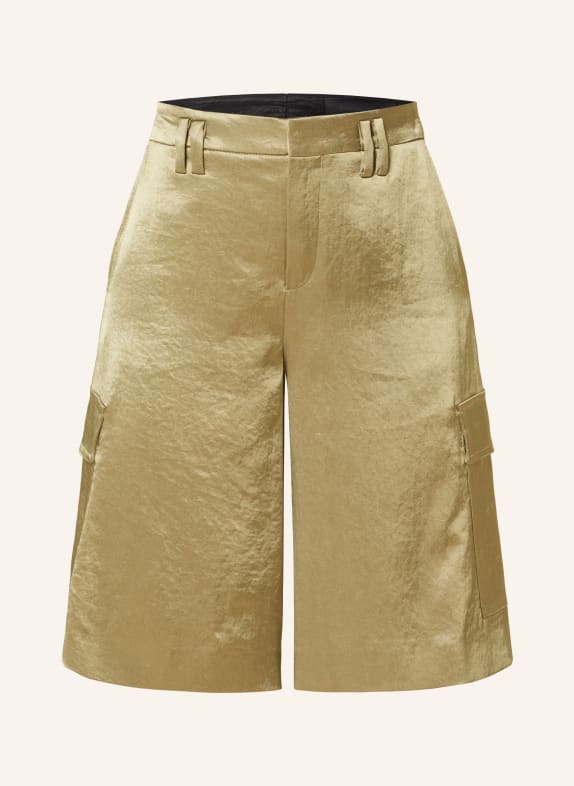 DRYKORN Cargo shorts TRAIL in satin OLIVE