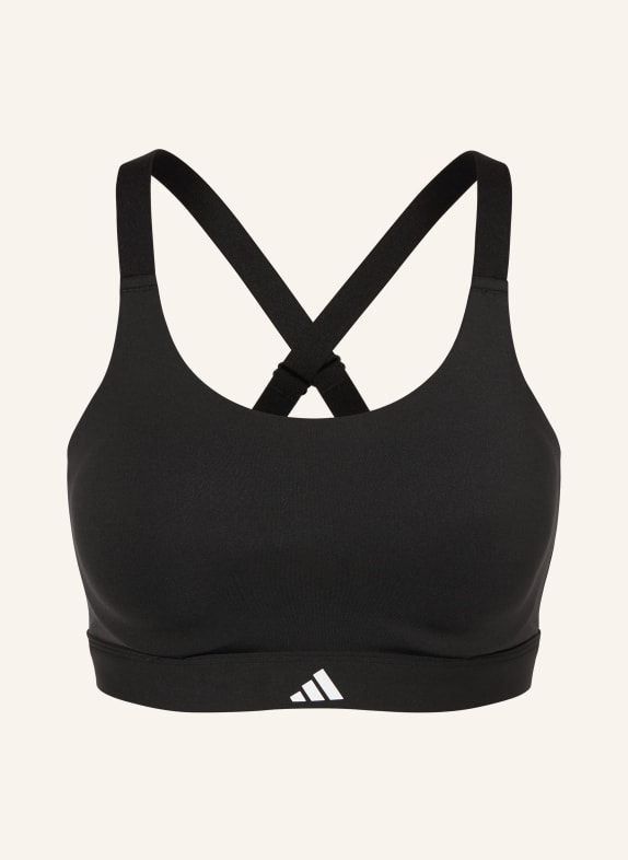 adidas Sports bra TLRD IMPACT LUXE with mesh BLACK