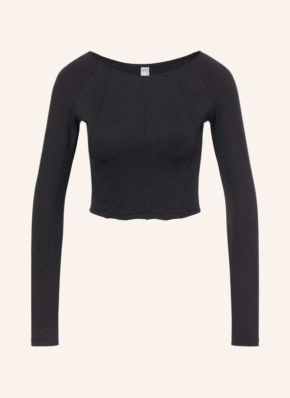 adidas Cropped long sleeve shirt BLACK