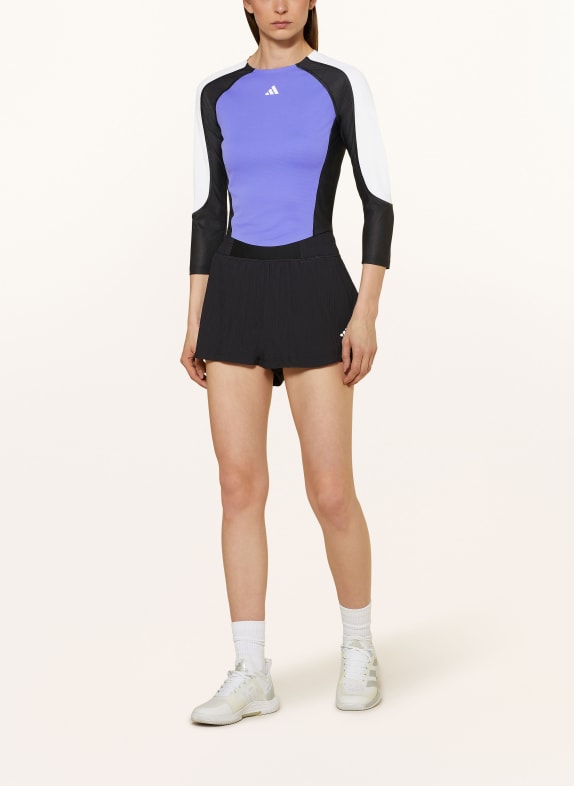 adidas Longsleeve PRO ZWART / WIT / PAARS