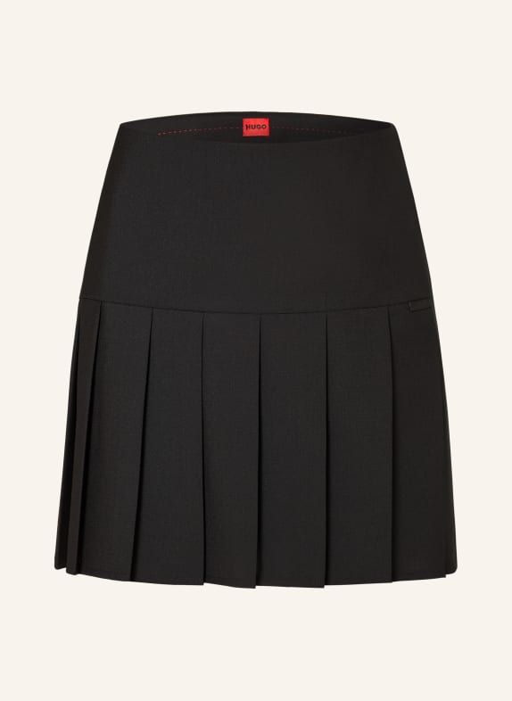 HUGO Pleated skirt REMESA BLACK