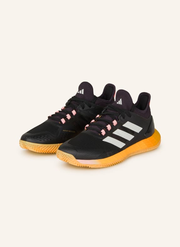 adidas Buty tenisowe ADIZERO UBERSONIC 4.1 CL CZARNY/ BIAŁY/ POMARAŃCZOWY