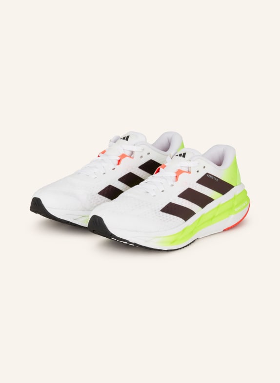 adidas Laufschuhe ADISTAR 3 WEISS/ SCHWARZ/ NEONGRÜN