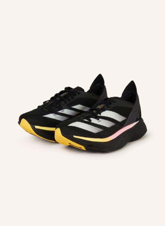 adidas Buty do biegania ADIZERO ADIOS PRO 3 CZARNY/ BIAŁY