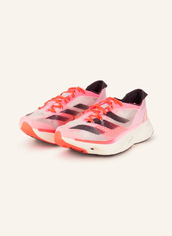 adidas Laufschuhe ADIZERO ADIOS PRO 3 ROSA/ NEONROT/ CREME