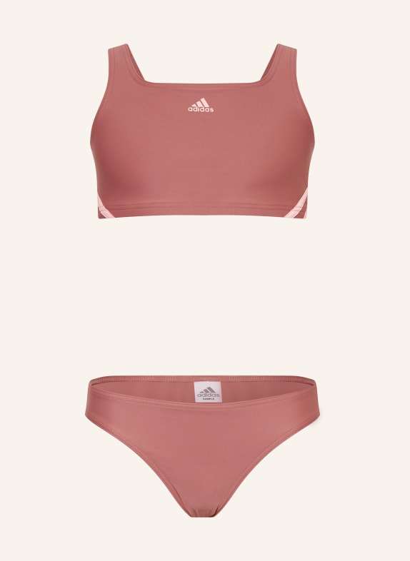 adidas Bustier-Bikini 3-STREIFEN ROSÉ