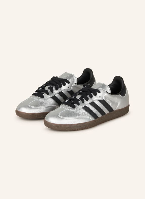 adidas Originals Sneaker SAMBA OG SILBER/ SCHWARZ