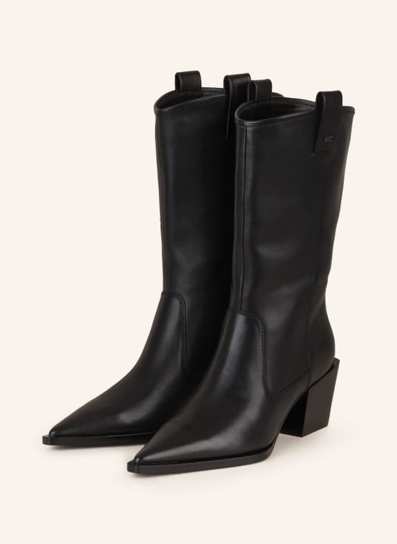 MARC CAIN Cowboy Boots WARRI 900 BLACK