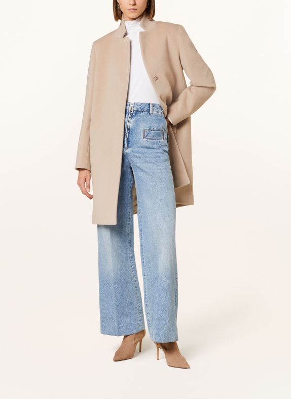 ICONS CINZIA ROCCA Wool coat BEIGE