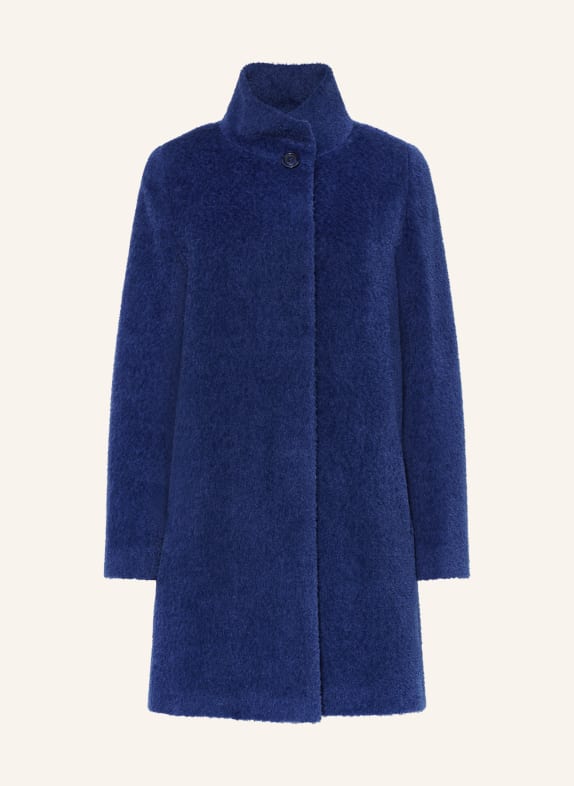 ICONS CINZIA ROCCA Coat with alpaca BLUE