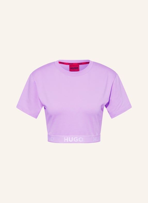 HUGO Lounge-Shirt SPORTY HELLLILA