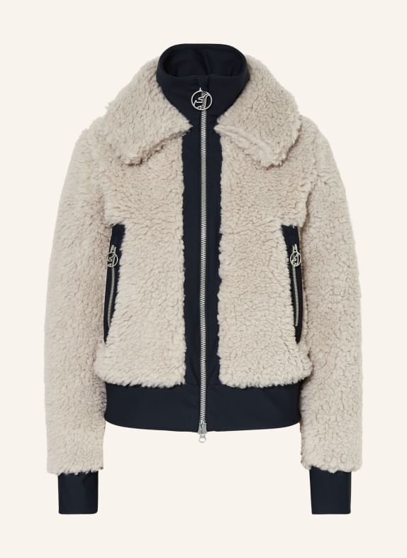 toni sailer Midlayer-Jacke SISU HELLGRAU/ SCHWARZ