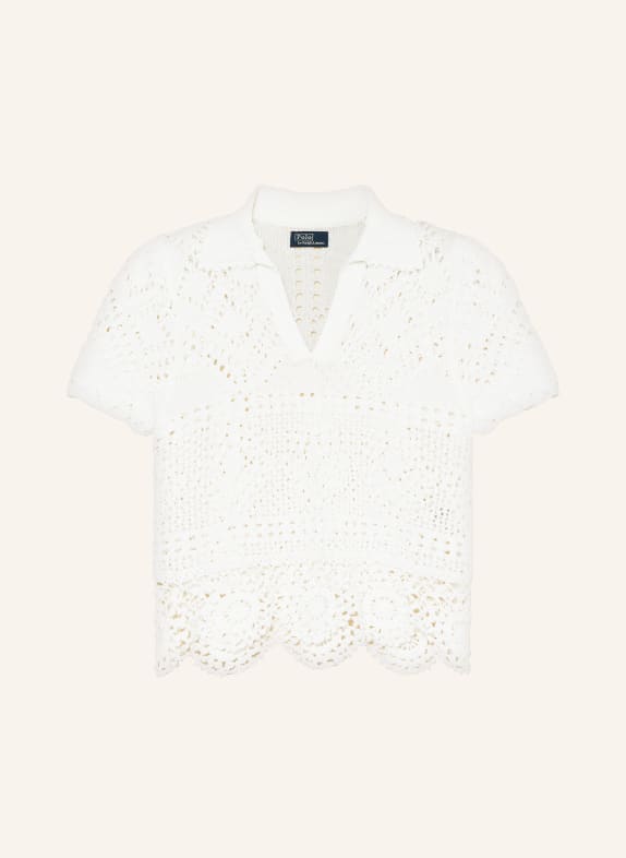 POLO RALPH LAUREN Knitted polo shirt WHITE