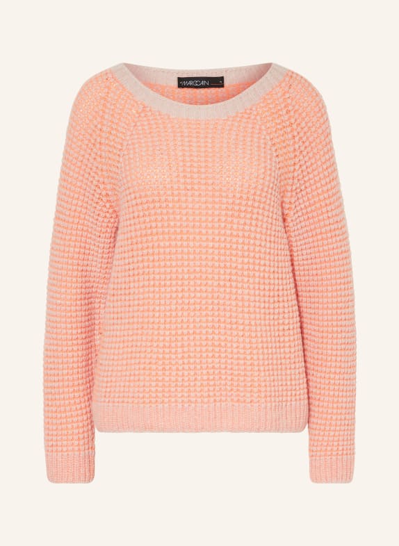 MARC CAIN Sweater with alpaca 168 bright rosewater