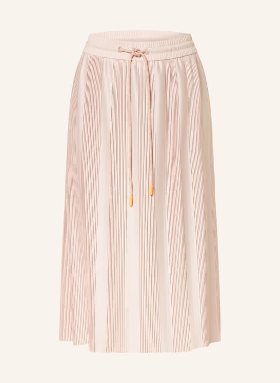MARC CAIN Pleated skirt 168 bright rosewater