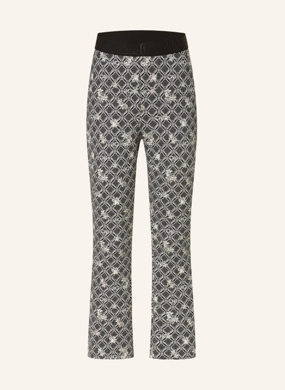 MARC CAIN Trousers 910 black and white