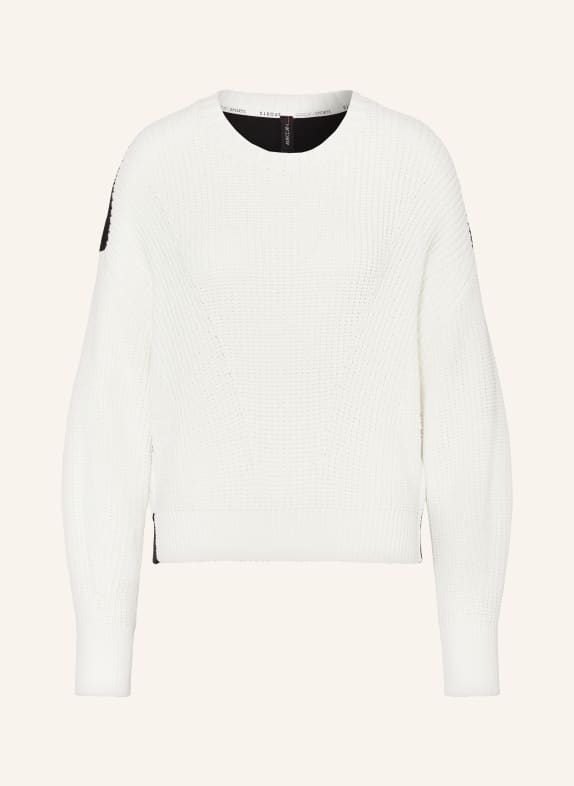 MARC CAIN Pullover 190 white and black