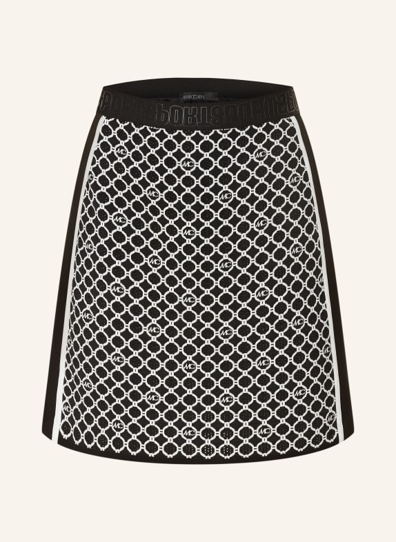 MARC CAIN Skirt in mixed materials 910 black and white