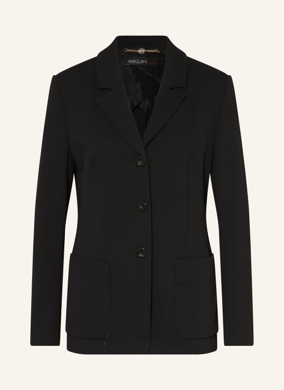 MARC CAIN Piqué blazer 900 BLACK