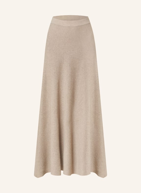 lilienfels Knit skirt with cashmere BEIGE