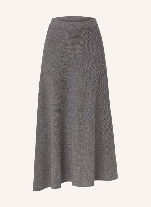 lilienfels Knit skirt with cashmere DARK GRAY