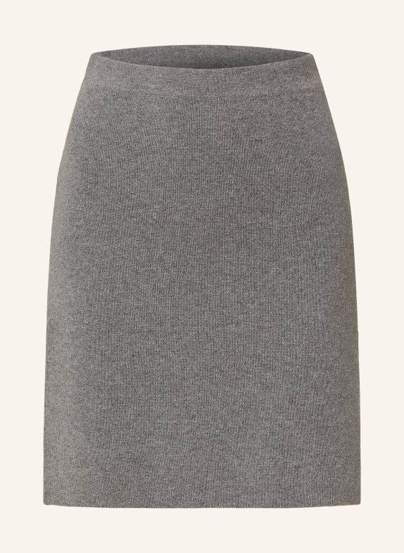 lilienfels Knit skirt with cashmere GRAY