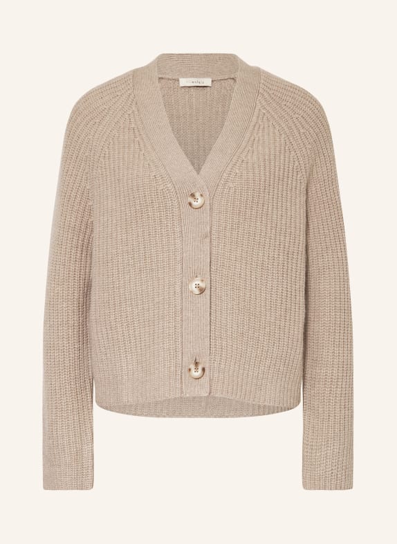 lilienfels Strickjacke mit Cashmere BEIGE