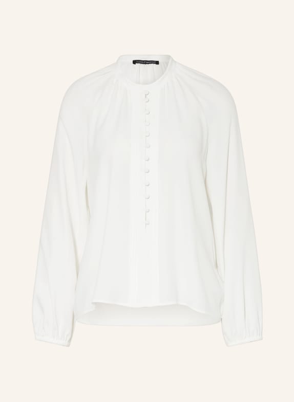 LUISA CERANO Shirt blouse with silk WHITE