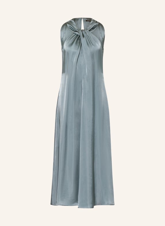 LUISA CERANO Cocktail dress made of satin BLUE GRAY
