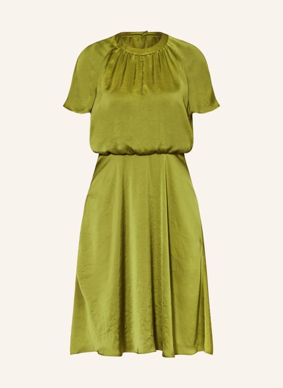 LUISA CERANO Satin dress OLIVE