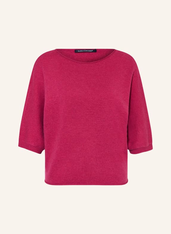 LUISA CERANO Pullover mit 3/4-Arm FUCHSIA