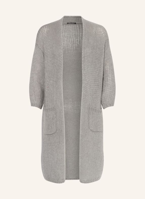 LUISA CERANO Knit cardigan with alpaca GRAY