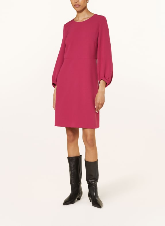 LUISA CERANO Dress with 3/4 sleeves FUCHSIA