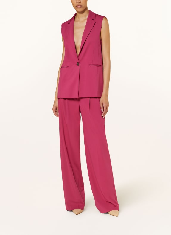 LUISA CERANO Blazer vest FUCHSIA