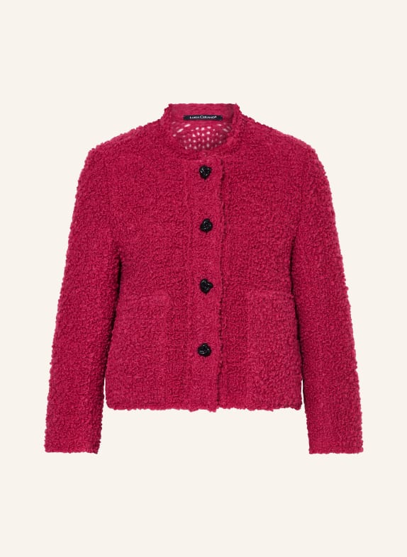 LUISA CERANO Bouclé-Jacke FUCHSIA