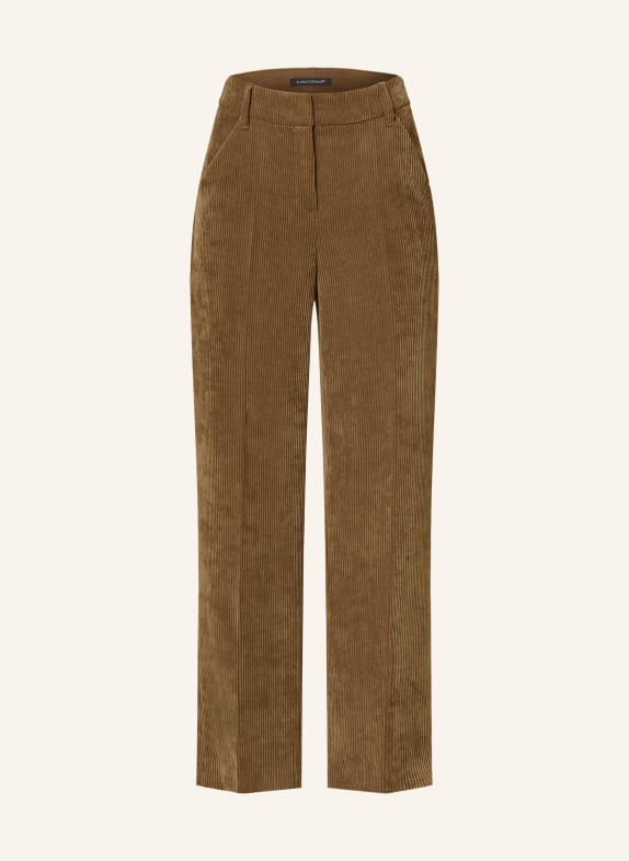 LUISA CERANO Corduroy culottes BROWN