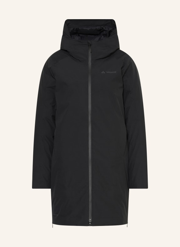 VAUDE Parka do deště MINEO IV ČERNÁ