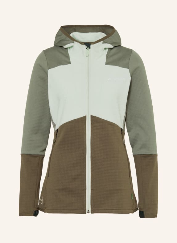 VAUDE Kurtka jako warstwa środkowa MONVISO JASNOZIELONY/ OLIWKOWY/ KHAKI