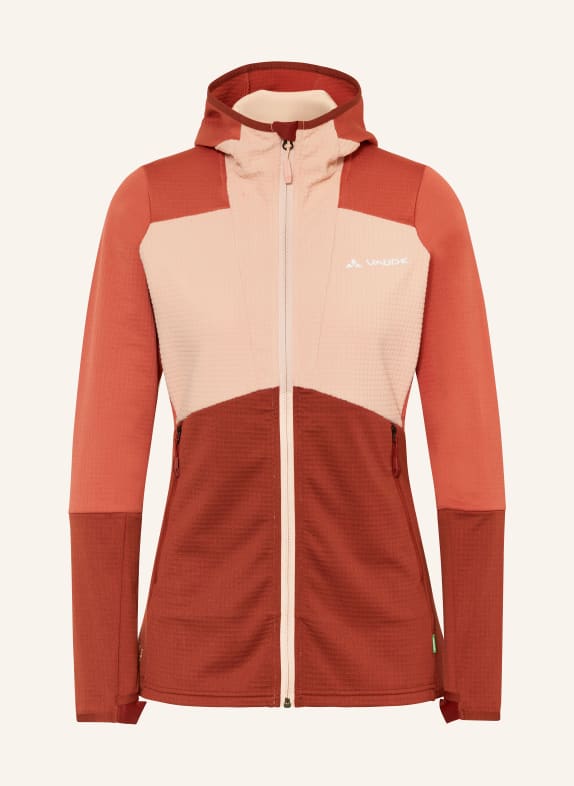 VAUDE Kurtka jako warstwa środkowa MONVISO CZERWONY/ CIEMNOCZERWONY/ JASNOCZERWONY