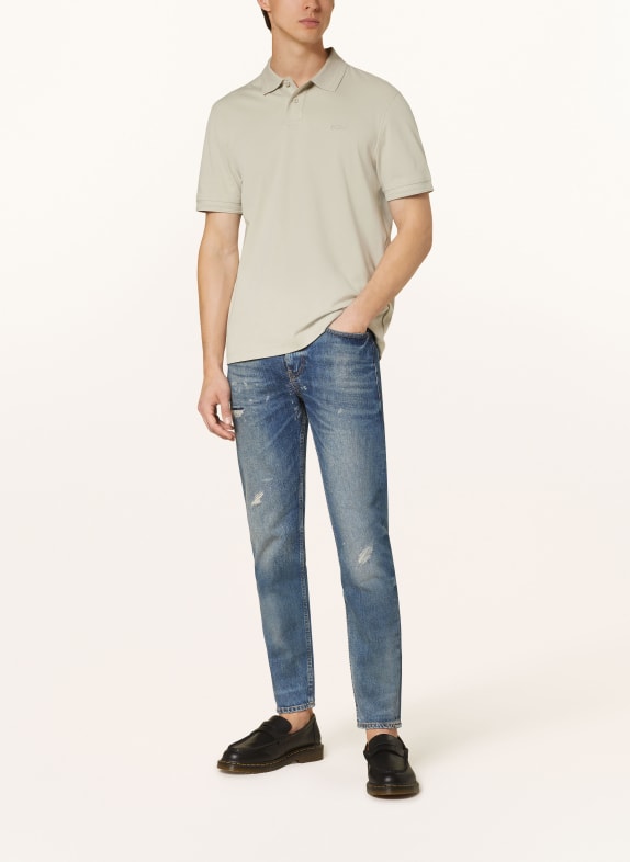 BOSS Jersey-poloskjorte PE 271 LYS BEIGE