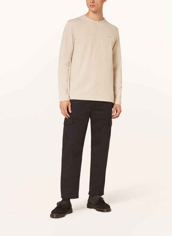 BOSS Longsleeve TEMPESTO CREME