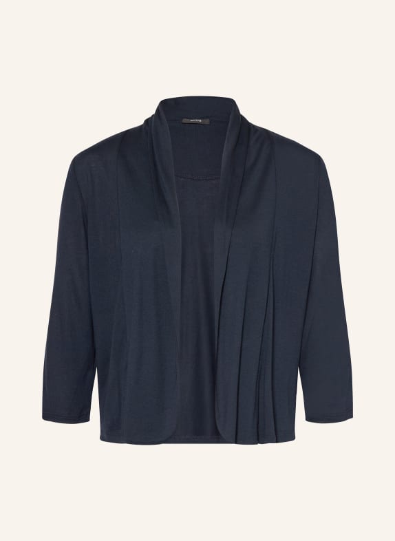 OPUS Jersey cardigan SANDRINE with 3/4 sleeves DARK BLUE