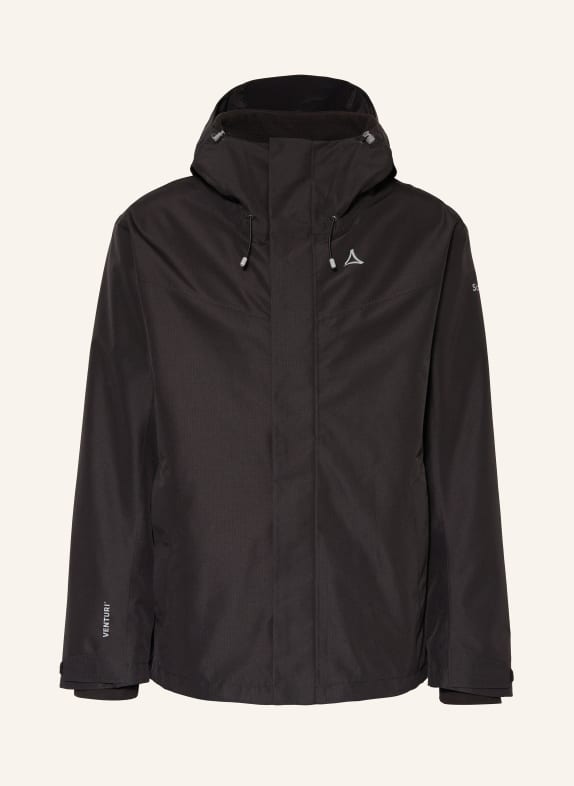 Schöffel 3-in-1-Jacke OKERE SCHWARZ