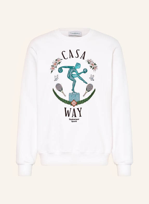 Casablanca Sweatshirt WHITE/ BLACK/ GREEN