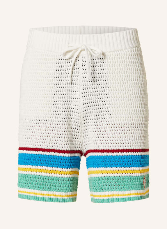 Casablanca Knit shorts WHITE/ BLUE/ GREEN