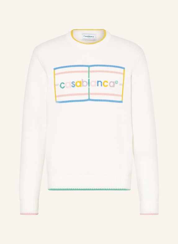 Casablanca Sweater WHITE/ LIGHT BLUE/ PINK