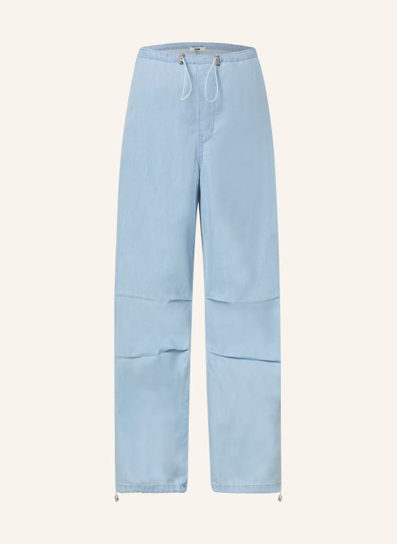 mavi Kalhoty HILL v džínovém vzhledu TMAVĚ MODRÁ