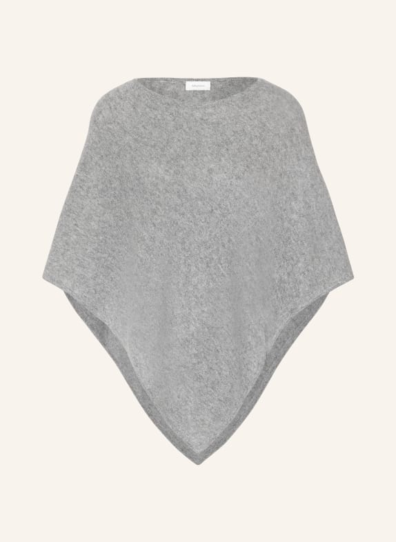 darling harbour Cashmere-Poncho GRAU MELANGE